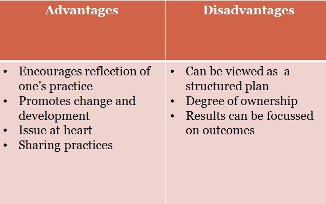 Advantages and Disadvantages - Action Research